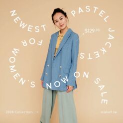 Pastel 色系西裝外套系列