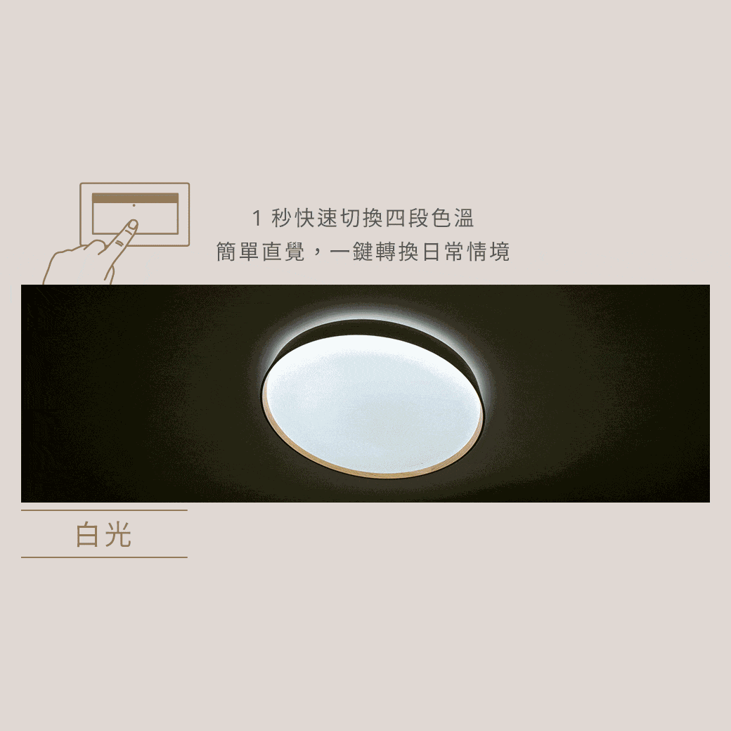 風姿雅緻遙控吸頂燈
