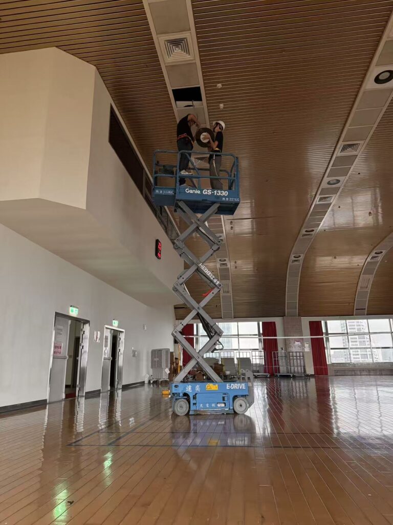 高空照明燈 台北國稅局照明工程實拍 3
