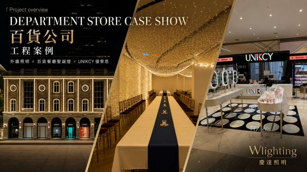 百貨公司燈光