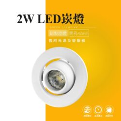 COB迷你崁燈（2W）｜Wlighting 慶達照明