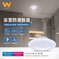 東亞防水崁燈｜Wlighting 慶達照明