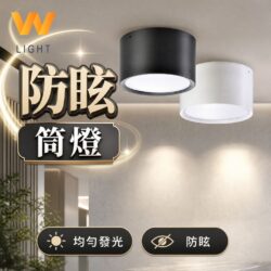 防眩吸頂筒燈｜Wlighting 慶達照明