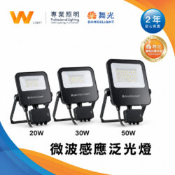 微波感應泛光燈｜Wlighting 慶達照明